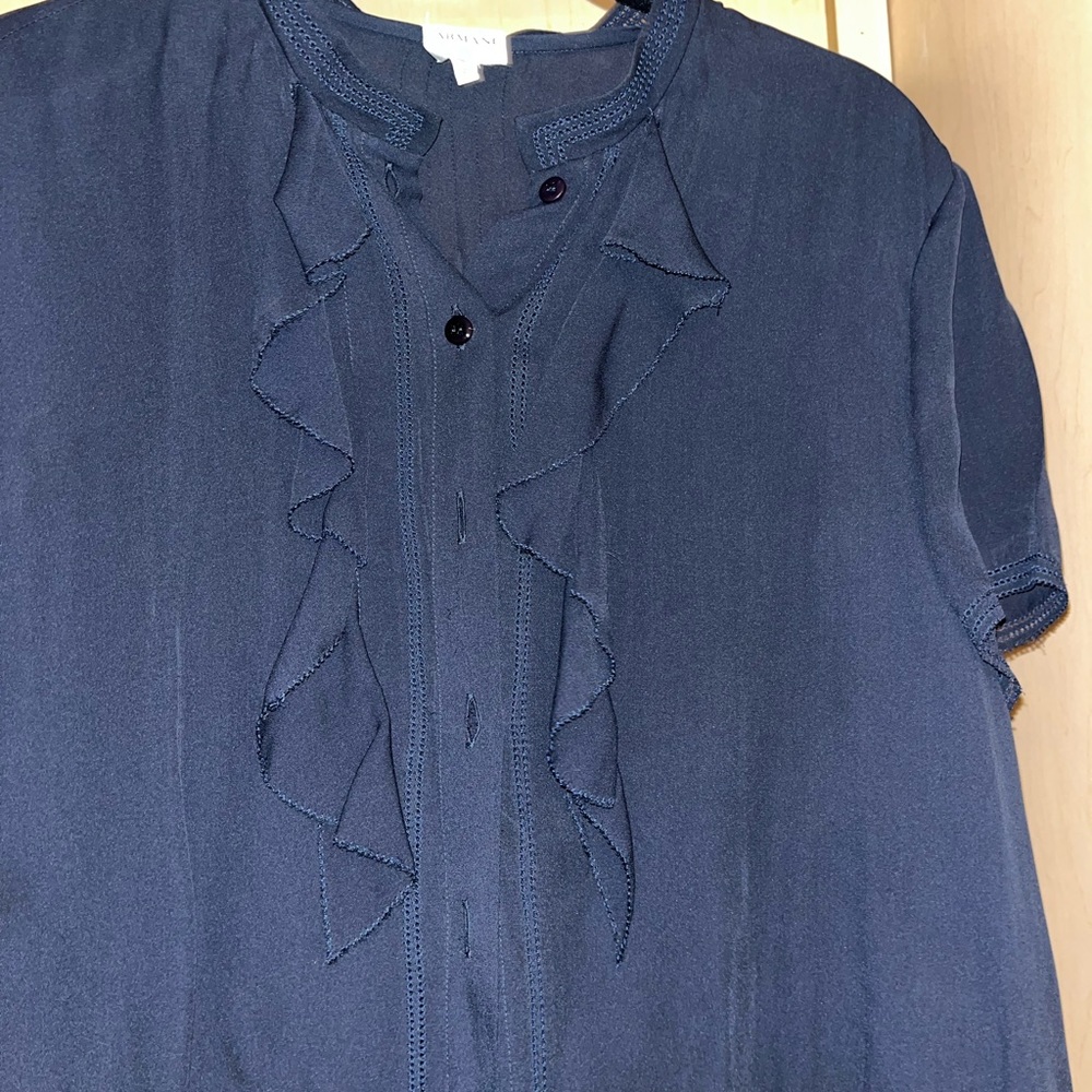 Armani Collezioni Ruffled Blouse